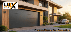 Luxury garage door automation