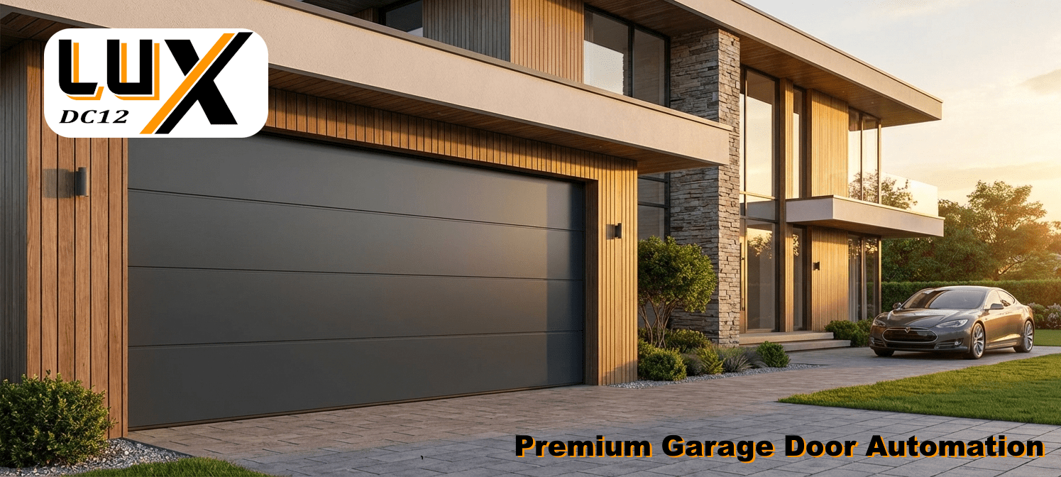 Luxury garage door automation